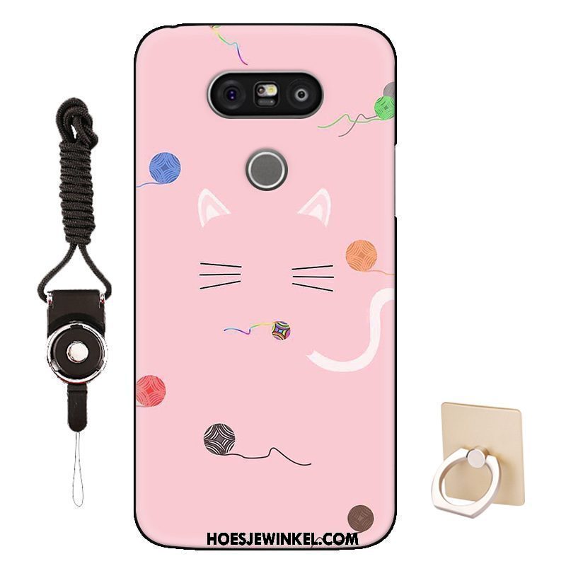 Lg G5 Hoesje Mobiele Telefoon All Inclusive Kat, Lg G5 Hoesje Roze Mooie