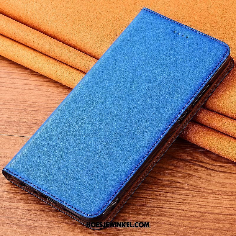 Lg K11 Hoesje All Inclusive Leren Etui Clamshell, Lg K11 Hoesje Nieuw Anti-fall