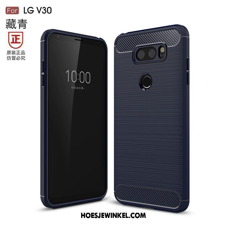 Lg V30 Hoesje All Inclusive Siliconen Trend, Lg V30 Hoesje Anti-fall Bescherming