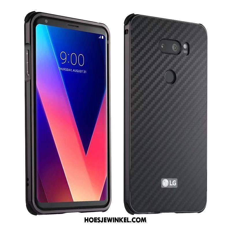 Lg V30 Hoesje Mobiele Telefoon Omlijsting Schrobben, Lg V30 Hoesje Hoes Anti-fall