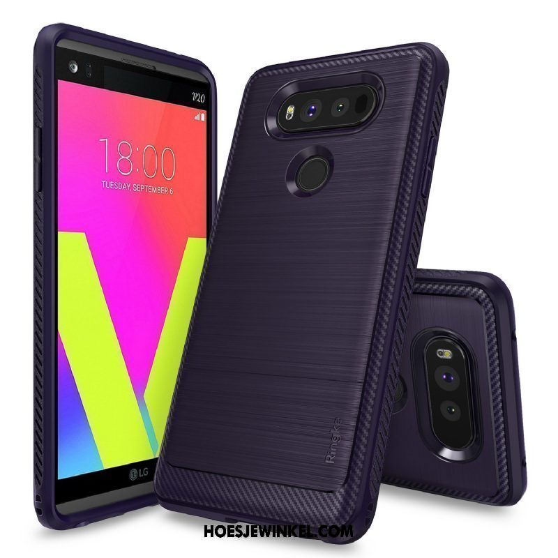 Lg V30 Hoesje Mobiele Telefoon Siliconen Zacht, Lg V30 Hoesje Anti-fall Hoes