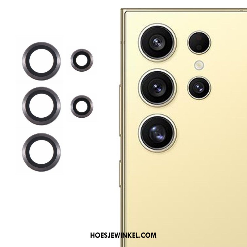 Metalen Lensbeschermer Voor Samsung Galaxy S25 Ultra 5g Gegalvaniseerd En Gehard Glas