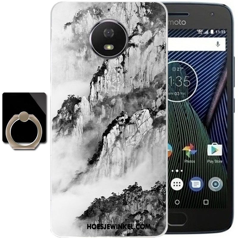Moto G5s Plus Hoesje Mobiele Telefoon Inkt Wind, Moto G5s Plus Hoesje Bescherming Zacht