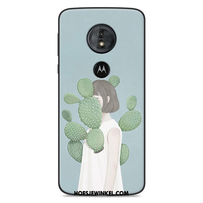 Moto G6 Play Hoesje Siliconen Mobiele Telefoon All Inclusive, Moto G6 Play Hoesje Mini Kunst