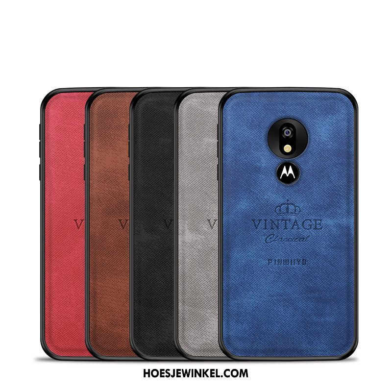 Moto G7 Play Hoesje All Inclusive Patroon Hoes, Moto G7 Play Hoesje Zacht Mobiele Telefoon