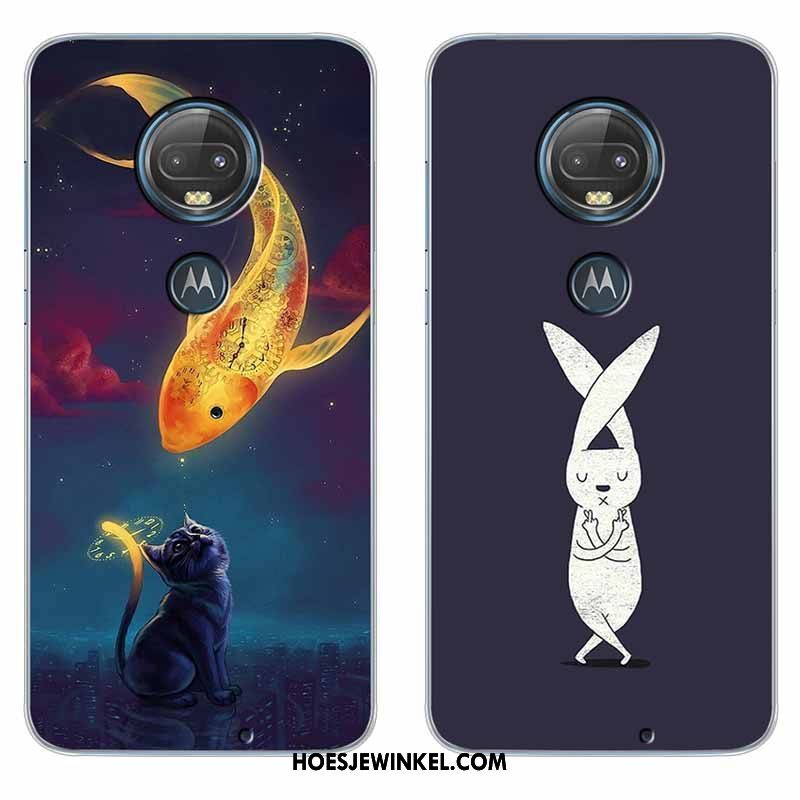 Moto G7 Plus Hoesje Anti-fall Mobiele Telefoon Zacht, Moto G7 Plus Hoesje Chinese Stijl Bescherming