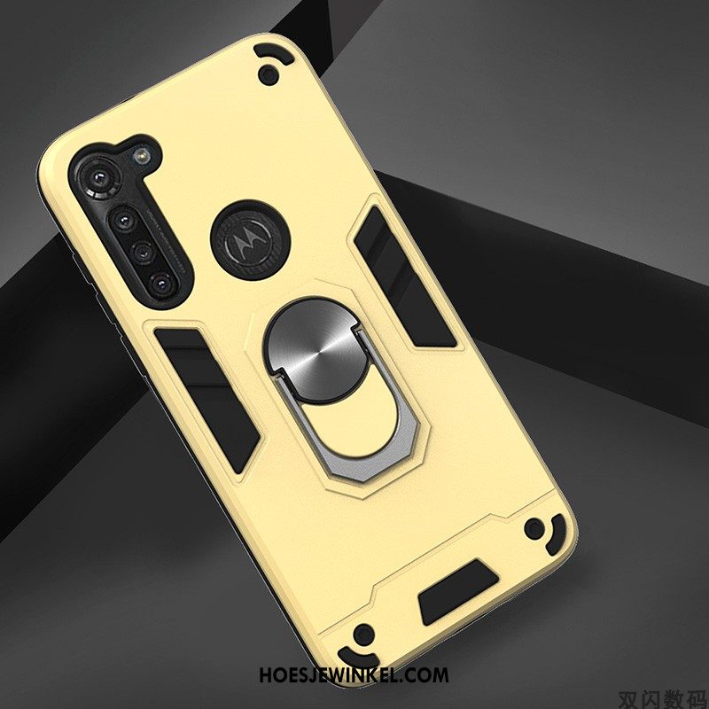 Moto G8 Power Hoesje Hoes Mobiele Telefoon Eenvoudige, Moto G8 Power Hoesje Geel Bescherming