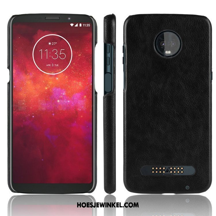 Moto Z3 Play Hoesje Mobiele Telefoon Hoes Bescherming, Moto Z3 Play Hoesje Hard Anti-fall