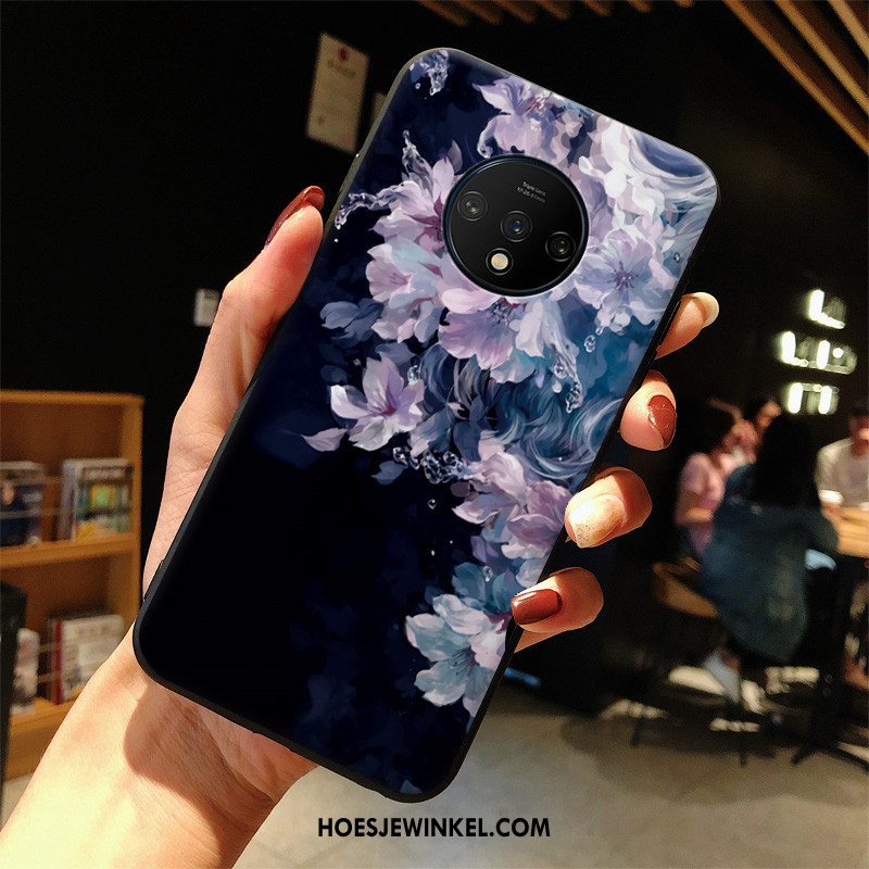 Neplus 7t Hoesje Eenvoudige Luxe Zwart, Neplus 7t Hoesje Bloemen Mobiele Telefoon