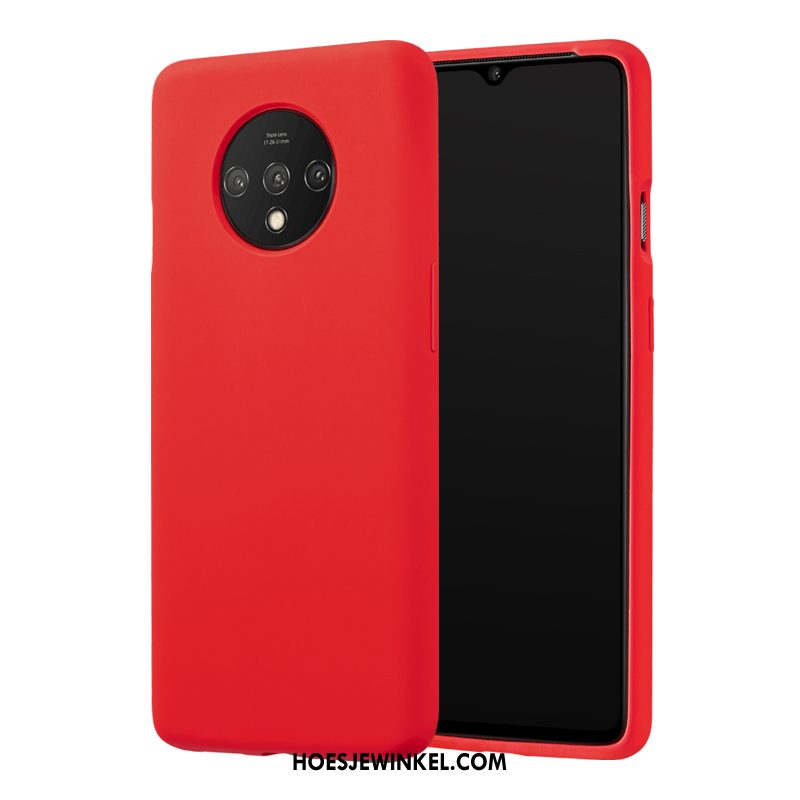 Neplus 7t Hoesje Siliconen All Inclusive Fiber, Neplus 7t Hoesje Rood Mesh