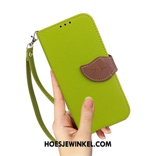 Nokia 2.1 Hoesje Leren Etui Mobiele Telefoon Groen, Nokia 2.1 Hoesje Bescherming Folio