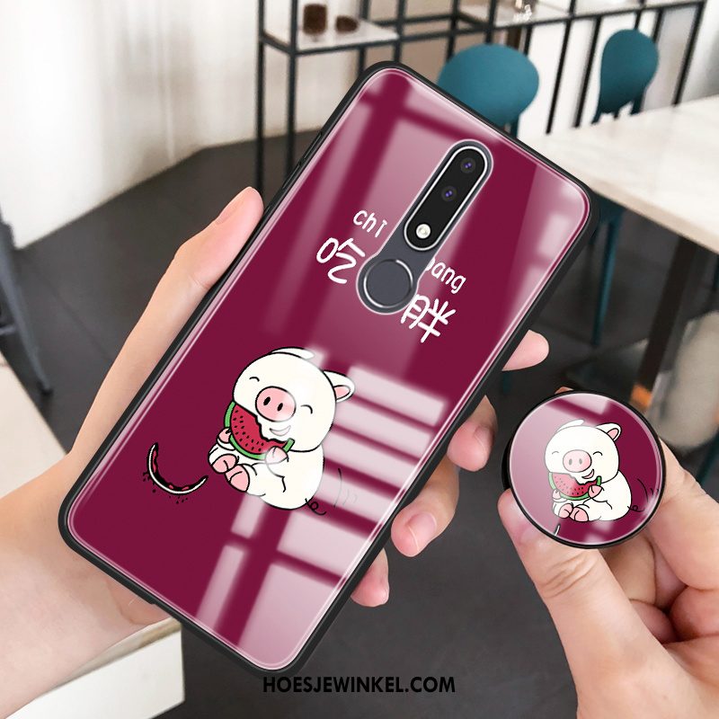 Nokia 3.1 Plus Hoesje All Inclusive Purper Persoonlijk, Nokia 3.1 Plus Hoesje Trend Bescherming