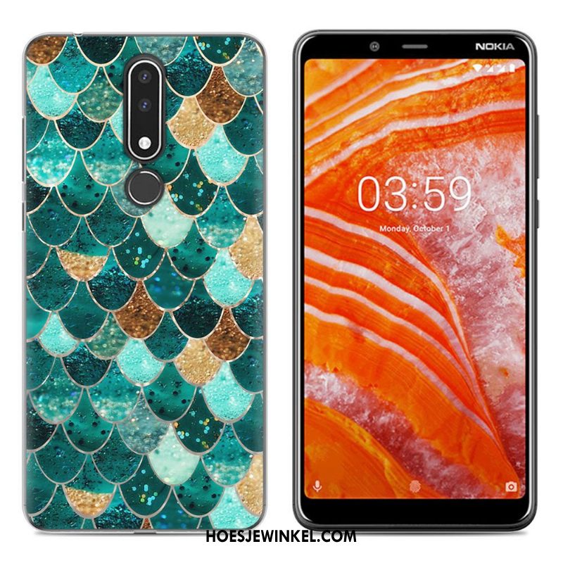 Nokia 3.1 Plus Hoesje Eenvoudige All Inclusive Nieuw, Nokia 3.1 Plus Hoesje Mobiele Telefoon Hoes