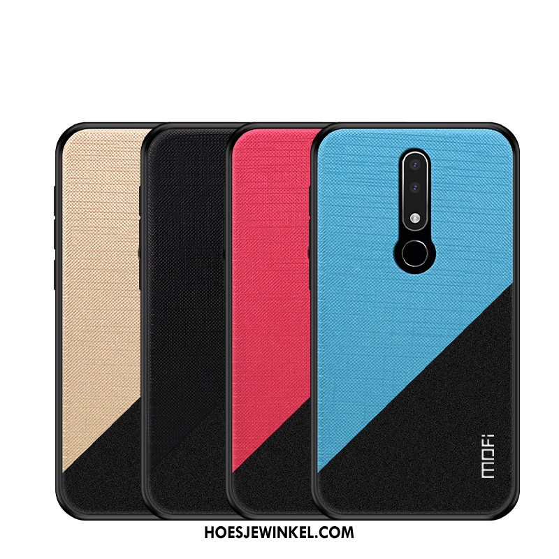 Nokia 3.1 Plus Hoesje Mobiele Telefoon Skärmskydd Doek, Nokia 3.1 Plus Hoesje Patroon Bescherming