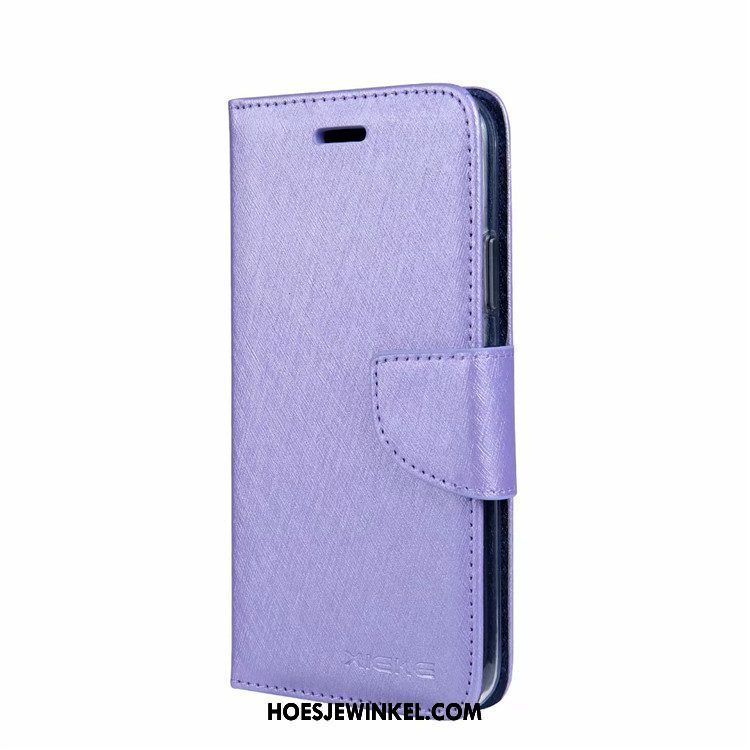 Nokia 3.2 Hoesje All Inclusive Mobiele Telefoon Purper, Nokia 3.2 Hoesje Kaart Bescherming