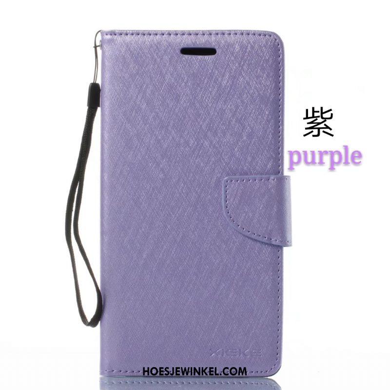 Nokia 5.3 Hoesje Mobiele Telefoon Folio Kaart, Nokia 5.3 Hoesje Purper Vouw