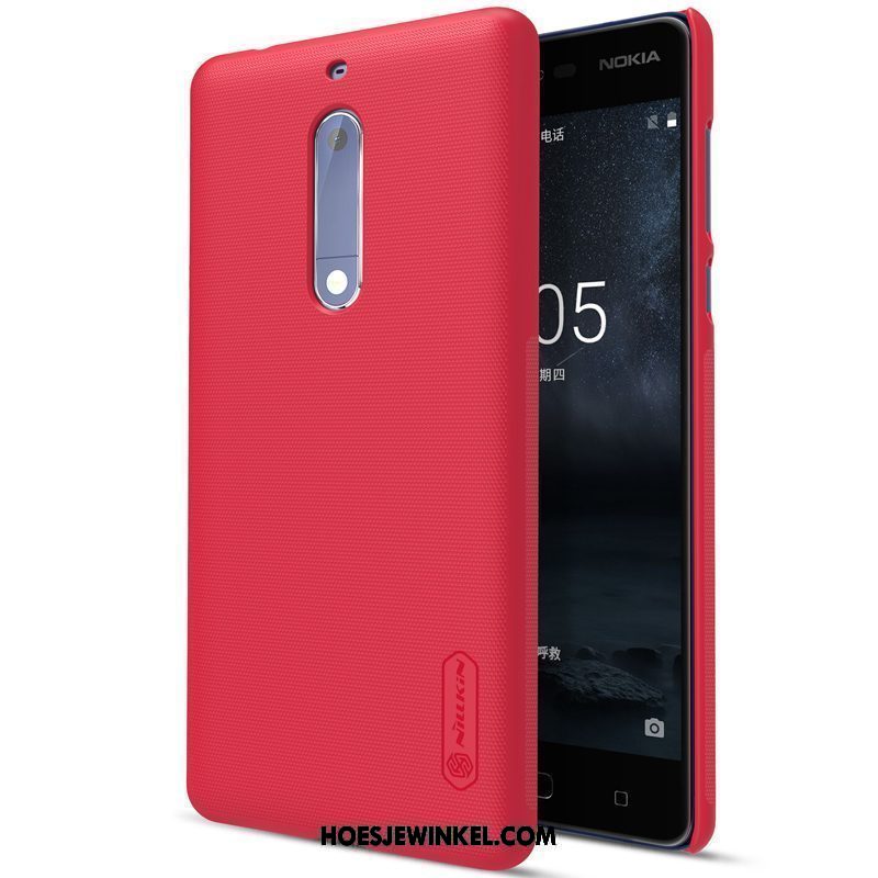 Nokia 5 Hoesje Mobiele Telefoon Schrobben Goud, Nokia 5 Hoesje Rood Bescherming