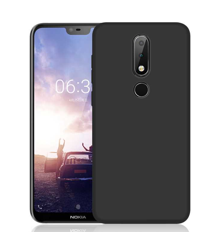 Nokia 6.1 Hoesje Mobiele Telefoon Hoes Zwart, Nokia 6.1 Hoesje Bescherming