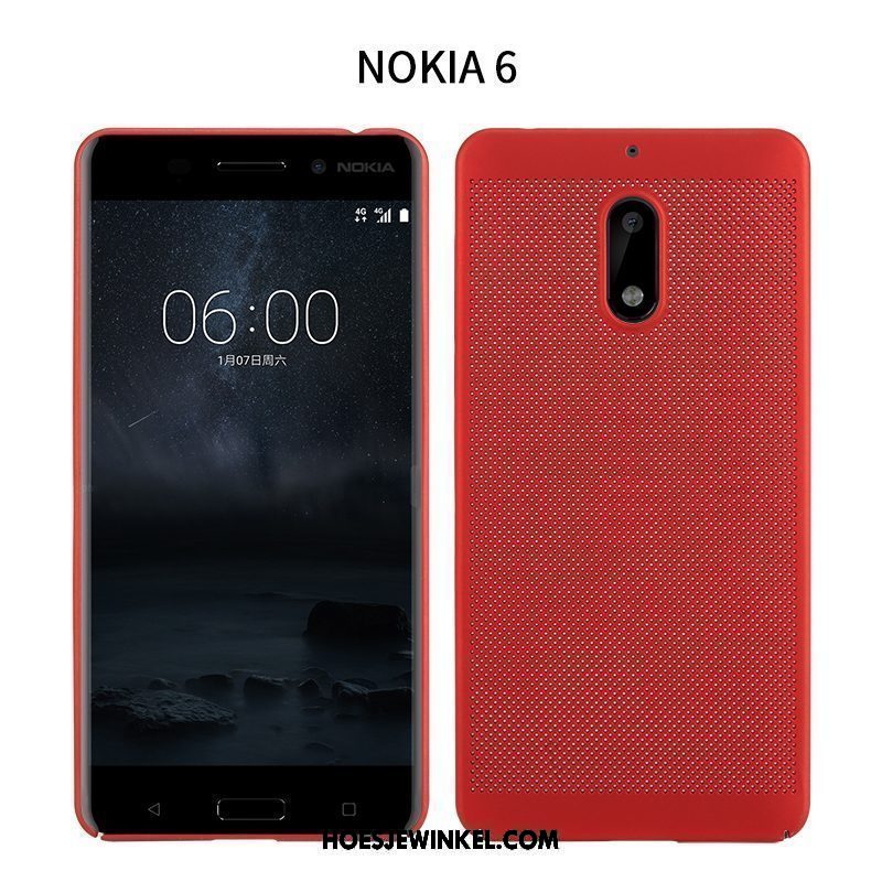 Nokia 6 Hoesje Mobiele Telefoon Hoes Rood, Nokia 6 Hoesje Persoonlijk Het Uitstralen