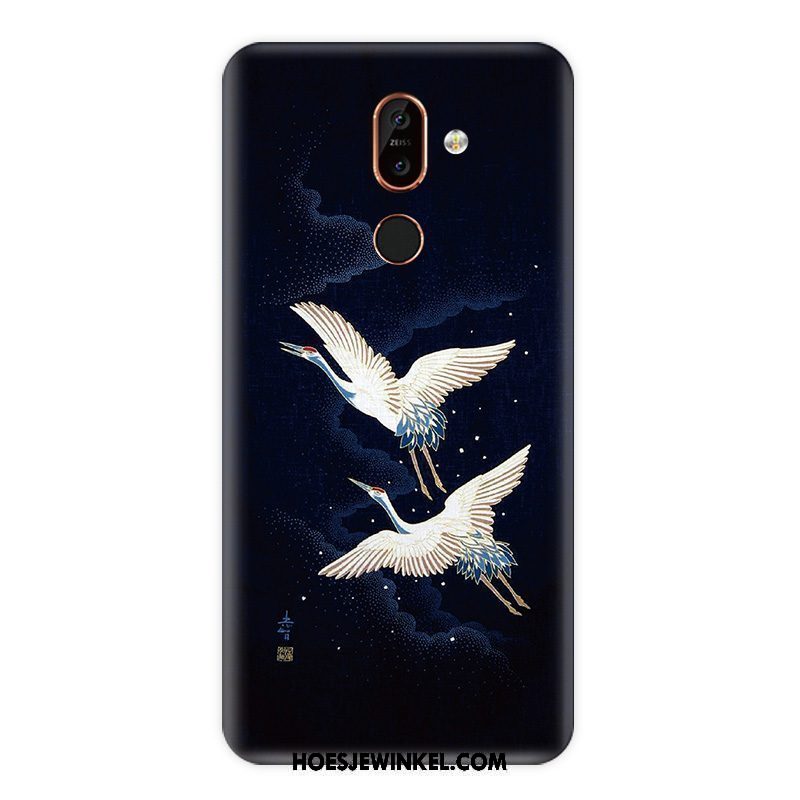 Nokia 7 Plus Hoesje Zwart Schrobben Mobiele Telefoon, Nokia 7 Plus Hoesje Kleur Anti-fall