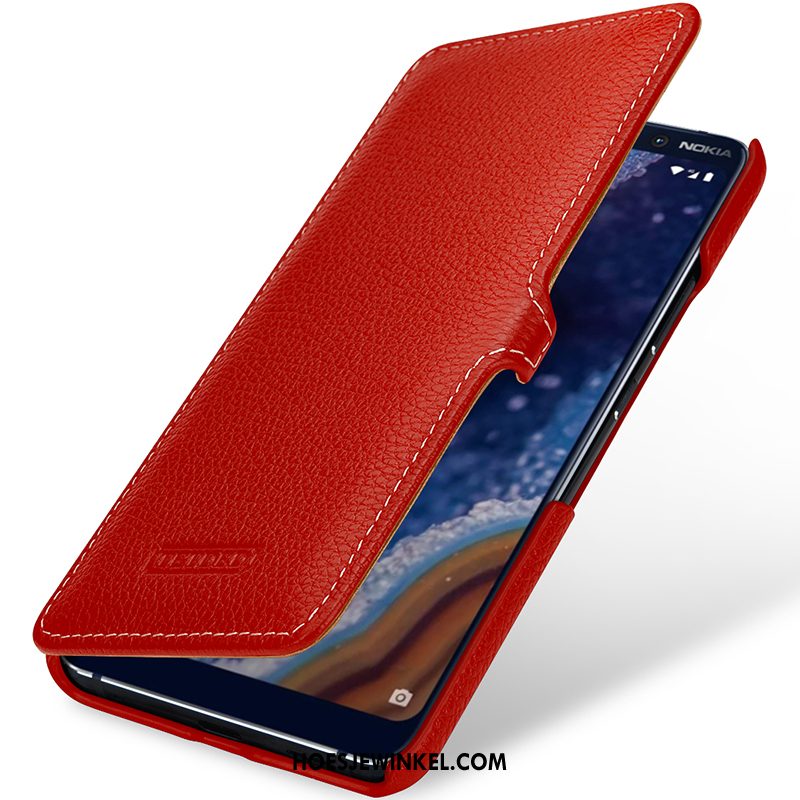 Nokia 9 Pureview Hoesje Anti-fall Rood Europa, Nokia 9 Pureview Hoesje Bescherming Wind