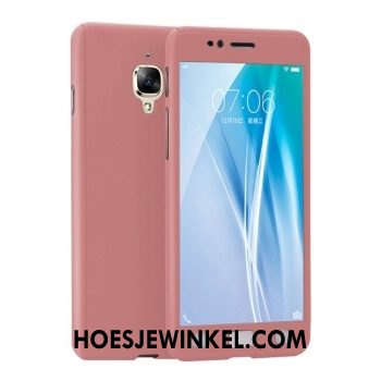 Oneplus 3 Hoesje Mobiele Telefoon Anti-fall Hard, Oneplus 3 Hoesje All Inclusive Roze