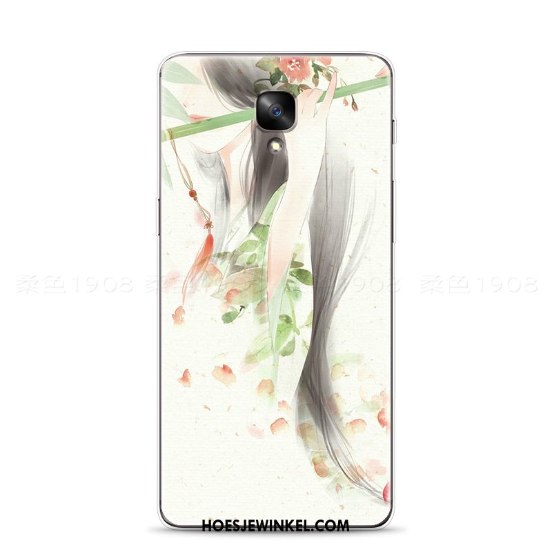 Oneplus 3t Hoesje Kunst Zacht Chinese Stijl, Oneplus 3t Hoesje Persoonlijk Elegante