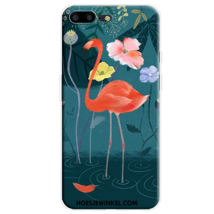 Oneplus 5 Hoesje Bloemen Anti-fall Patroon, Oneplus 5 Hoesje Vogel Chinese Stijl