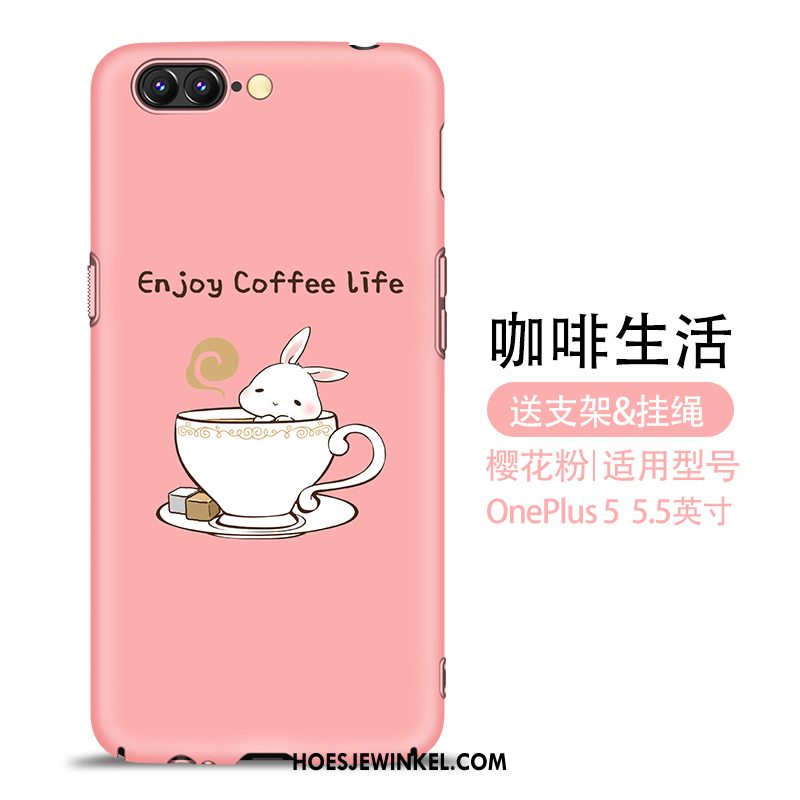 Oneplus 5 Hoesje Hoes All Inclusive Scheppend, Oneplus 5 Hoesje Roze Bescherming