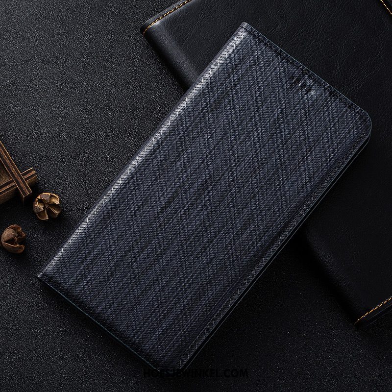 Oneplus 5t Hoesje Leren Etui Folio Mobiele Telefoon, Oneplus 5t Hoesje Bescherming Geruite