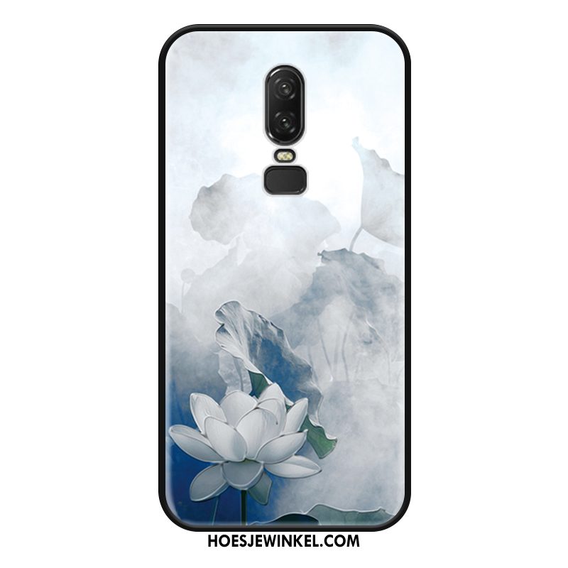 Oneplus 6 Hoesje Bescherming Hoes Mobiele Telefoon, Oneplus 6 Hoesje Wit Vintage