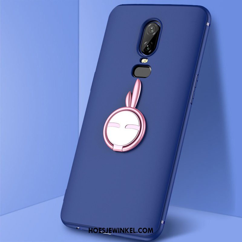 Oneplus 6 Hoesje Nieuw All Inclusive Zacht, Oneplus 6 Hoesje Siliconen Donkerblauw