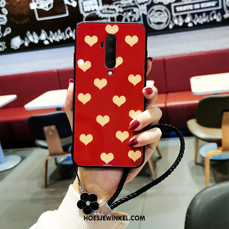 Oneplus 7t Pro Hoesje All Inclusive Eenvoudige Liefde, Oneplus 7t Pro Hoesje Net Red Glas