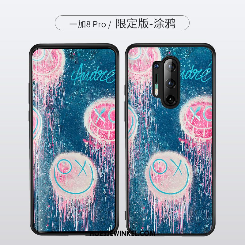 Oneplus 8 Pro Hoesje Hoes Fiber Zwart, Oneplus 8 Pro Hoesje Nylon Siliconen