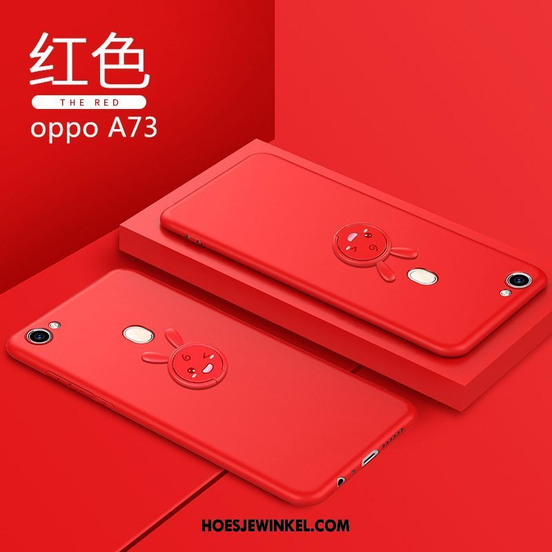 Oppo A73 Hoesje Siliconen Schrobben Anti-fall, Oppo A73 Hoesje Dun Persoonlijk