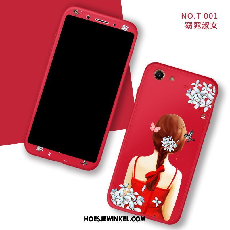 Oppo A83 Hoesje Tempereren Skärmskydd All Inclusive, Oppo A83 Hoesje Anti-fall Hoes