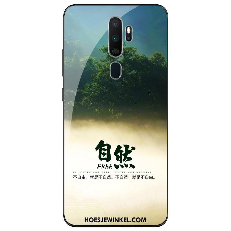 Oppo A9 2020 Hoesje Tempereren Mobiele Telefoon Glas, Oppo A9 2020 Hoesje Reis Anti-fall