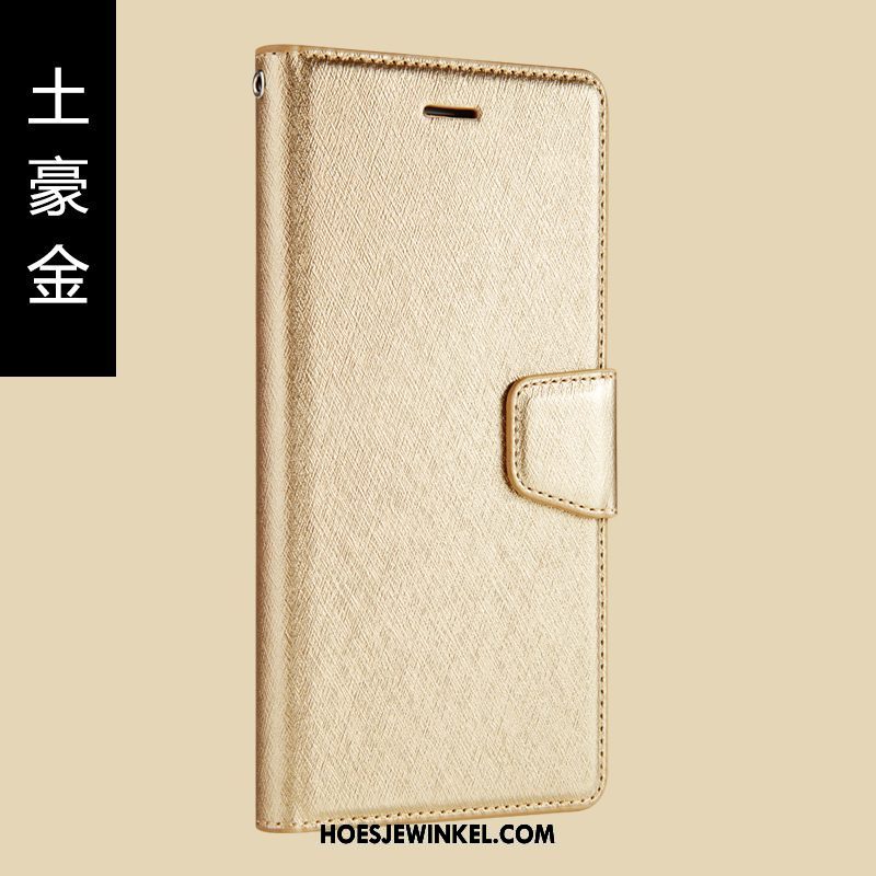 Oppo Ax5 Hoesje Folio Leren Etui Anti-fall, Oppo Ax5 Hoesje Mobiele Telefoon Goud