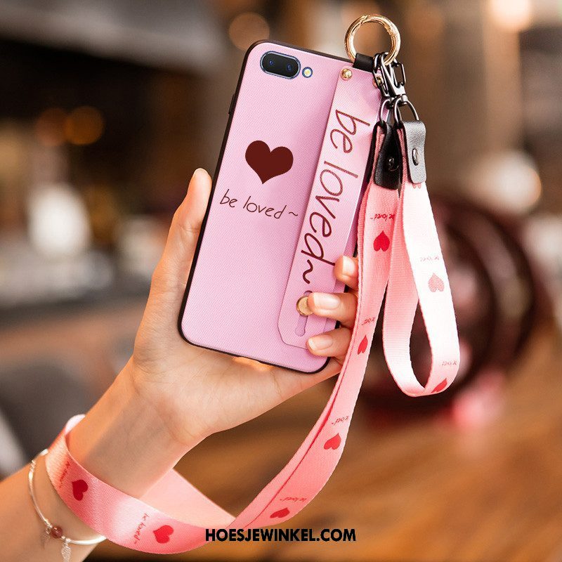 Oppo Ax5 Hoesje Liefde Roze Hanger, Oppo Ax5 Hoesje Mobiele Telefoon Hoes