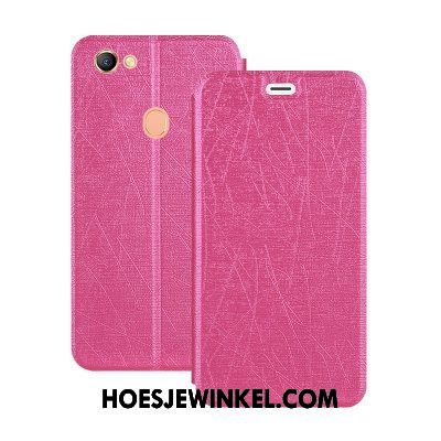 Oppo F5 Hoesje Anti-fall Bescherming Leren Etui, Oppo F5 Hoesje Folio Mobiele Telefoon