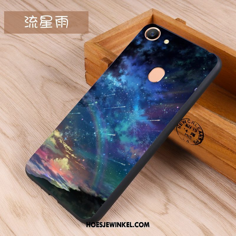 Oppo F5 Hoesje Blauw Hoes Schrobben, Oppo F5 Hoesje All Inclusive Scheppend