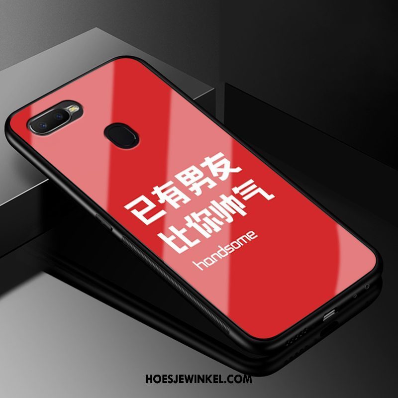 Oppo F9 Hoesje Anti-fall Eenvoudige Net Red, Oppo F9 Hoesje Bescherming Siliconen