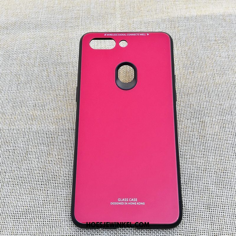 Oppo R15 Pro Hoesje Rood Eenvoudige Mobiele Telefoon, Oppo R15 Pro Hoesje Hoes Anti-fall