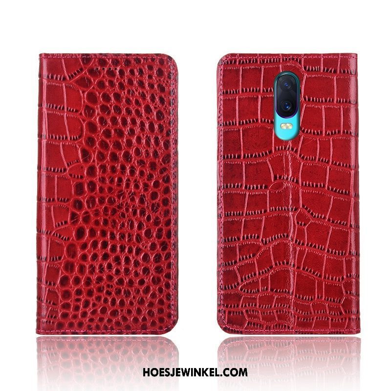 Oppo R17 Hoesje Anti-fall Clamshell All Inclusive, Oppo R17 Hoesje Rood Hoes