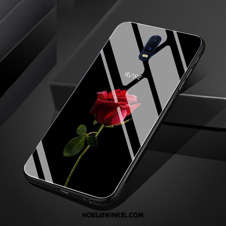 Oppo R17 Hoesje Bloemen Lovers Wind, Oppo R17 Hoesje Zwart Anti-fall