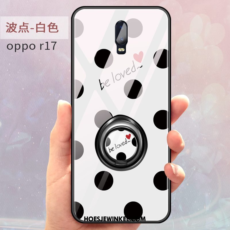 Oppo R17 Hoesje Ring Mobiele Telefoon Dun, Oppo R17 Hoesje Ondersteuning Anti-fall