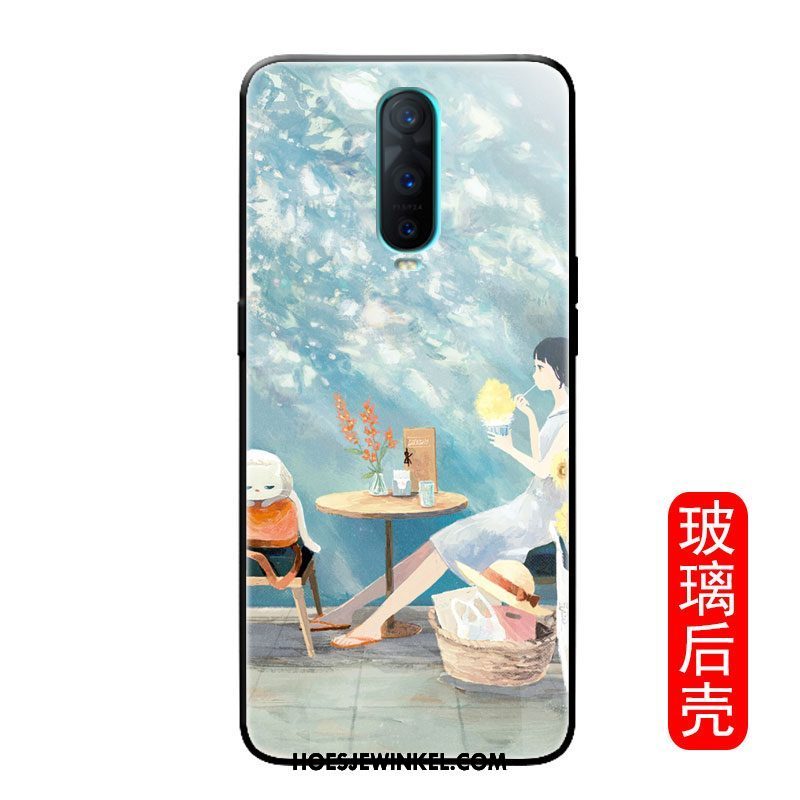 Oppo R17 Pro Hoesje All Inclusive Kunst Wind, Oppo R17 Pro Hoesje Glas Spiegel