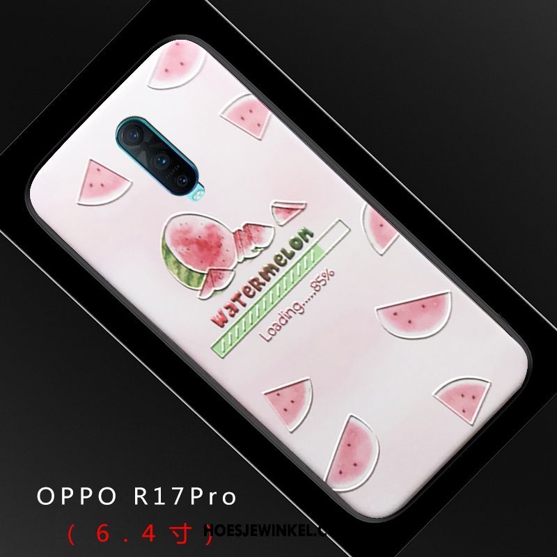 Oppo R17 Pro Hoesje Siliconen Zacht Hoes, Oppo R17 Pro Hoesje Mobiele Telefoon Schrobben