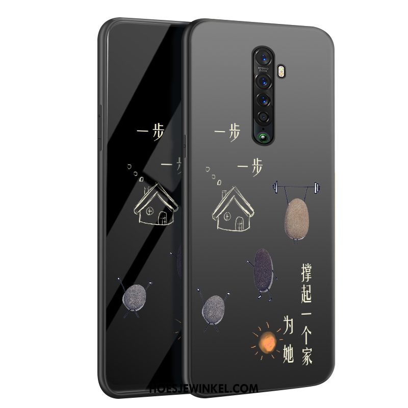 Oppo Reno 2 Hoesje Dun Zacht Anti-fall, Oppo Reno 2 Hoesje Schrobben Trend