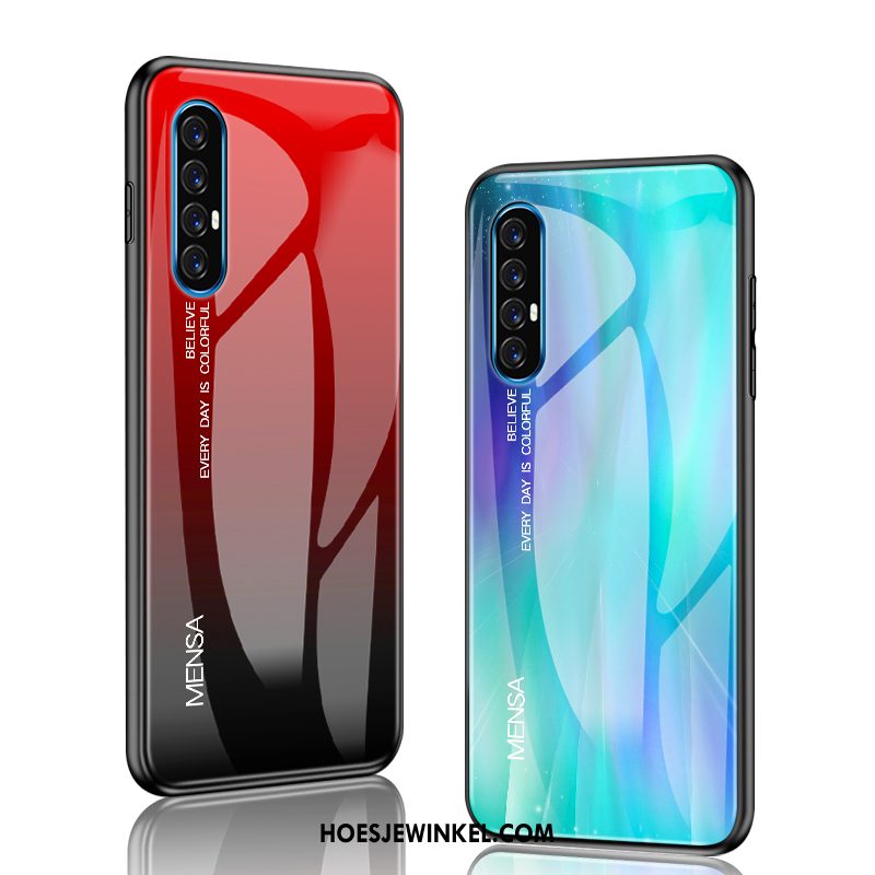 Oppo Reno 3 Pro Hoesje All Inclusive Mobiele Telefoon Scheppend, Oppo Reno 3 Pro Hoesje Bescherming Rood